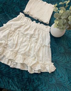 White Beach Baby Co Ord Set
