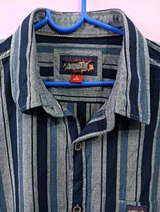 US POLO Striped Half sleeve shirt