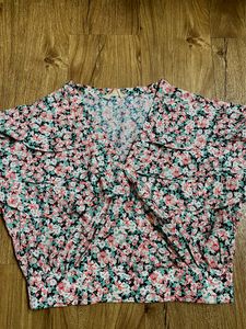 Y2K Floral Crop Top