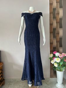 Dazzling Blue Luxury Gown