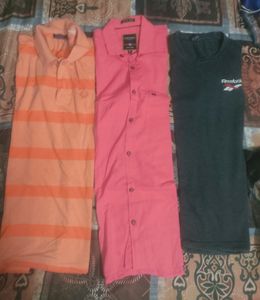 3 Piece Combo Shirt And Tshirt