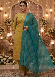 Partywear Kurti Set🎆
