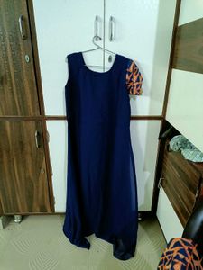 Elegant Blue Printed Kurta