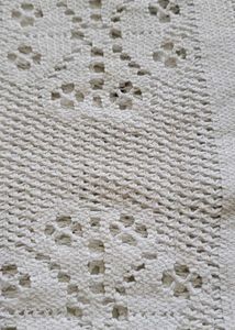 White Crocheted Saree