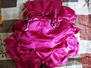 Pink Flower Girl Dress