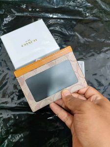 Coach Card Holder &#34; Brown &#34;