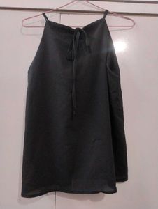 Sleeveless Black Top