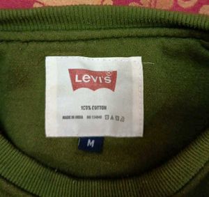 Levi's Green Crewneck Sweatshirt