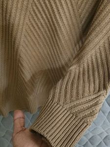 Korean Brown Knit Sweater unisex