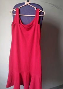 Attractive Red Party Dress.