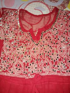 Mirror Red Top For Women