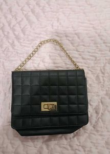 Chic Black Crossbody Sling Bag