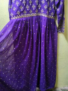 Violet Ethnic Gown
