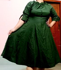 Women Midi Dress Western Dres