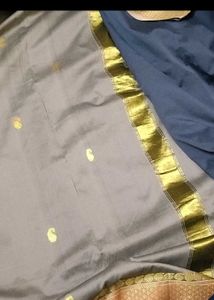 Elegant Grey Saree