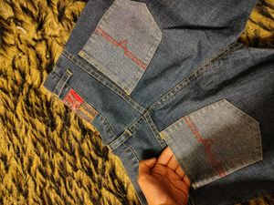 vintage Embroidered Flare Leg Jeans