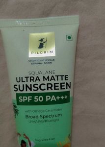 Pilgrim Squalane Sunscreen SPF 50