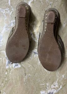 Goden Party Wear Heels