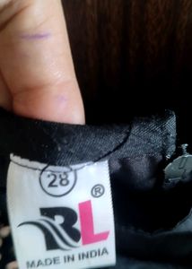 Black Hi Low Dress of Size 28