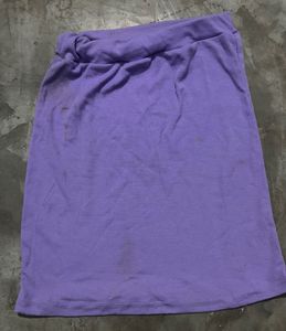 Cute Purple Mini Skirt