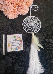 White Pearl Car Hanging/Dream Catcher