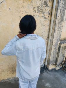 ZARA AESTHETIC SEE THROUGH SHIRT