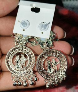 Peacock Feather Earrings