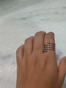Spiral Silver Ring