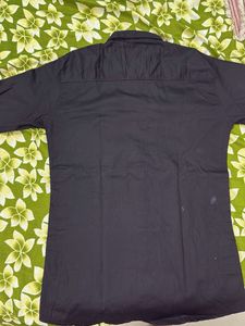 Black Cotton Shirt