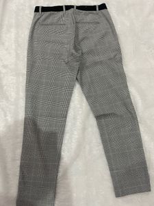 ZARA Checkered Slim Fit Trousers