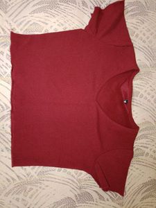Brand New Maroon Crop
