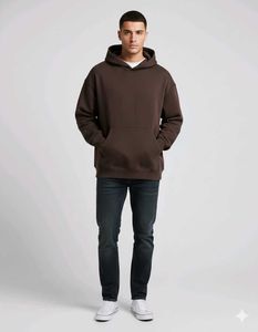 Dark brown full sleeve hoodie