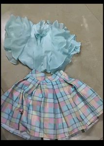 Girls Skirt Top