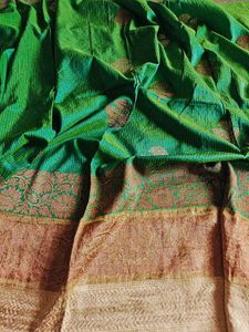 Pure Mulberry Silk Kattam Banarasi