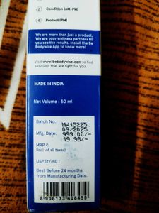 Be Bodywise Hair Growth Serum