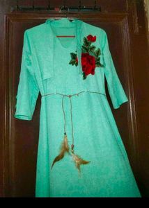 Women Long 1 Piece Birthday Dress