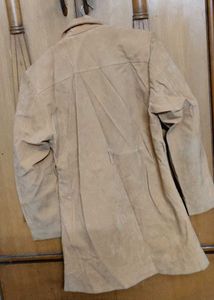 Women Suede Overcoat