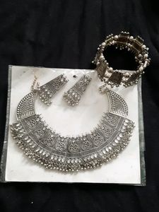 German Silver Set With Bracelet