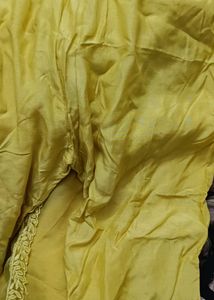 Beautiful Yellow Colour Straight Suit With Dupatta