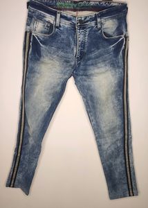 Light Blue Stripe Jeans