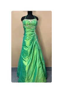 Bust Adjustable Green Gown