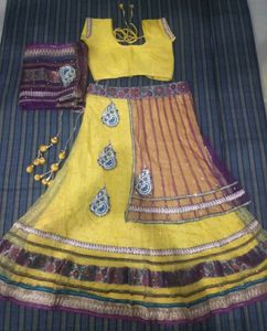 Designer Lehanga Choli With Long Chunri