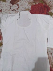 White Cotton Kurta