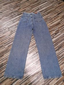 Wide Leg Denim Jeans