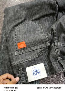 Black &amp; White Denim Jeans