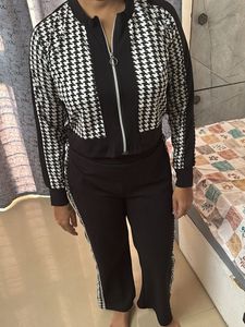 Houndstooth Jacket &amp; Pants Set