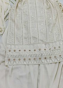 Cream/White Indian Dress