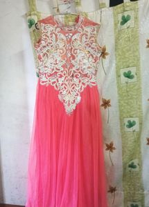 Gown With Embroidery