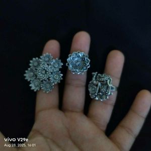 Oxidised Tone Ring Set