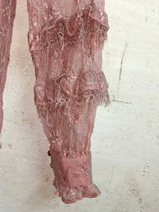 Partywear Lace Ruffle Shirt Top Layered